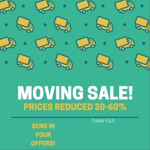 Moving sale!!🌺☘️✨✨✨✨🌺🌼❤️